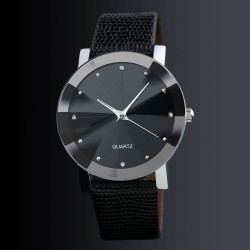 Reloj de pulsera de cuero con esfera de negocios militar de lujo para hombre reloj de pulsera para