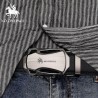 Correa de hombre con hebilla automtica de alta calidad NO ONEPAUL para Jeans cinturn de cuero ge