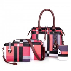 Nuevos bolsos de mano para mujer 4 unidsset bolsas compuestas bolsos de hombro para mujer bolsas de