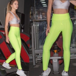 Anti-Cellulite Women Compression Leggings Slim Fit Butt Lift Elastic Pants For Fitness