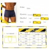 Los hombres atractivos ropa interior boxeadores transpirable Sexy malla Boxer Shorts ropa interior h