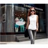 New women summer autumn sleeveless solid color Tops  Tees cotton Tanks tops women Blouses Shir