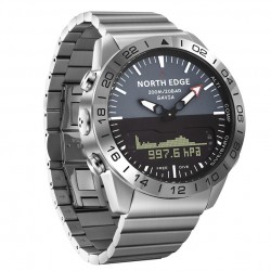 Reloj inteligente Digital de buceo para hombre reloj de natacin militar de lujo de acero resiste