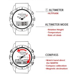 Reloj inteligente Digital de buceo para hombre reloj de natacin militar de lujo de acero resiste