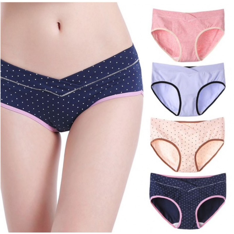 Maternity briefs four pack. Underwear Briefs Shorts Pregnancy Panties For Pregnant Women Cotton Low Wais