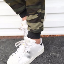 Women's Camouflage Joggers with drawstring