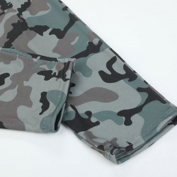 Pantalones de camuflaje de las mujeres pantalones de camuflaje Casual de carga pantalones Cargo mili