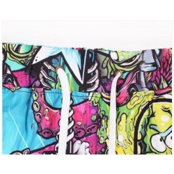 Novedad pantalones para correr en 3D Morty de Rick y a la moda pantalones Harajuku de Anime Hip H