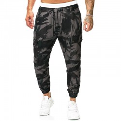 Pantalones cargo para hombre pantalones de Hip Hop pantalones de camuflaje para hombre pantalones