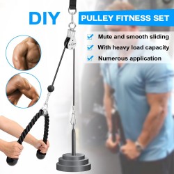 Sistema de fijacin de la mquina de Cable de polea DIY para Fitness equipo de entrenamiento de fue