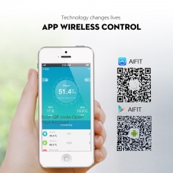 Smart body weight BMI and body fat scales