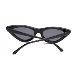 Gafas de sol de ojo de gato sexis para mujer gafas de sol de marca de diseador con espejo negro tr