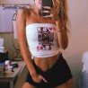 Queen of hearts crop  tops