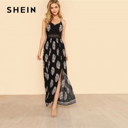 SHEIN encaje cintura parte...