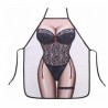 Aprons BBQ and Kitchen Digital Printed Sexy Funny Apron For Women Man BBQ Cleaning