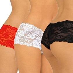 Floral Seamless Panty Briefs Boxer-Shorts Women