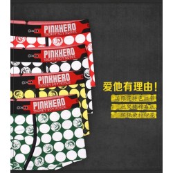 PINK HEROES Fashion Mens Boxers roupa interior dos homens boxer Shorts Sexy mens Underwear boxersho