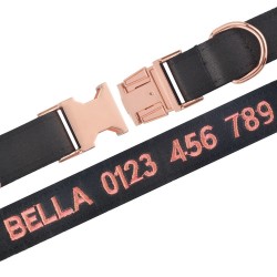 Engraved or Embroidered dog Collars