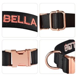 Engraved or Embroidered dogs Collar