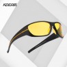 Gafas de sol polarizadas KDEAM Ultra-alto Anti-rayado TR90 hombres 11mm grosor de la lente gafas de