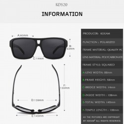 Mirror Sunglasses Men Sports Eyewear Women Polarized Big Size Sun Glasses UV400 Protection