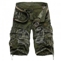 Pantalones cortos de camuflaje de Verano de 2020 para hombres pantalones cortos casuales de longitu