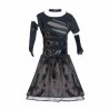 Pelcula Edward Scissorhands Cosplay disfraces para adultos mujeres fiesta de Halloween disfraz Fanc