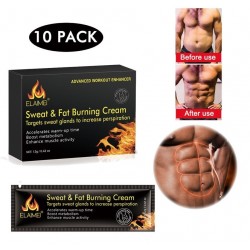 Caliente 10 Pack de sudor y crema para quemar grasa belleza hombres y mujeres musculosa crema Anti c
