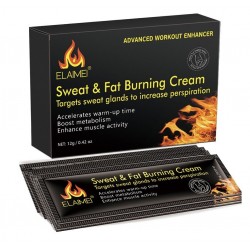 Caliente 10 Pack de sudor y crema para quemar grasa belleza hombres y mujeres musculosa crema Anti c