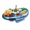 Piscina spa jacuzzi bandeja de bebida piscina inflable flotante estante para alimentos