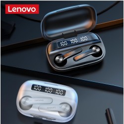 New Lenovo Wireless Earphone QT81 Bluetooth 5.1 Waterproof Headphones Touch Button Hifi Stereo Earbuds 40mAh Battery With Mic