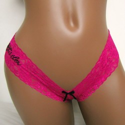 Hot pink erotic panties