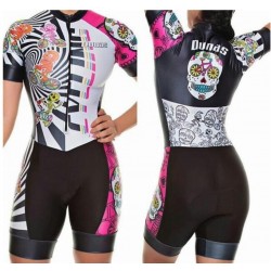 Pro Team Triathlon Suit men and Women's short sleeve Cycling Jersey Skinsuit Jumpsuit Maillot Cycling Ropa ciclismo set