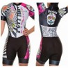 Pro Team Triathlon Bike  Suit Women's short sleeve Cycling Jersey Skinsuit Jumpsuit Maillot Cycling Ropa ciclismo set