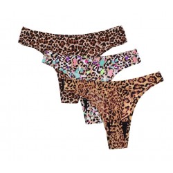 Leopard print thongs and briefs