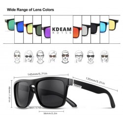 KDEAM  Polarized Sunglasses Men Ultralight Glasses Sport Sun Glasses Male UV Travel Sunglasses CE X8