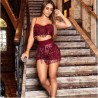 Tassel Crop Top and Mini Skirts