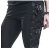 Rosetic Lace Up Casual Cargo Pants Women Buckle Gothic Punk Rock Dark Black Pantalons High Waist Pants Oversized Trousers S-5XL