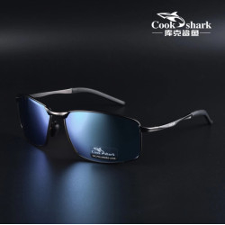 Cook Shark Polarized Sunglasses Men's Drivers Driving Glasses Trend Sunglasses Men's UV Protection Men's Glasses