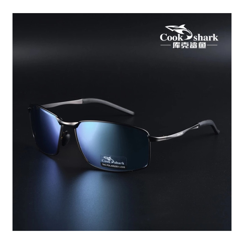 Cook Shark Polarized Sunglasses Men's Drivers Driving Glasses Trend Sunglasses Men's UV Protection Men's Glasses