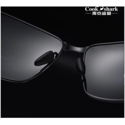 Cook Shark Polarized Sunglasses Men's Drivers Driving Glasses Trend Sunglasses Men's UV Protection Men's Glasses