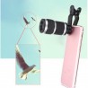 Telescope 8x Optical Zoom Lens HD with Clip Phone Camera 