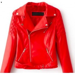 Simplee Casual belt faux leather jacket Women cool zipper winter basic jackets 2017 Female autumn el