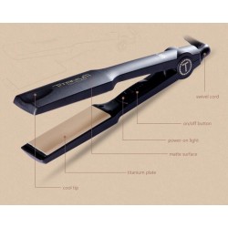 2017 New Professional Hair Straightener wide plates Flat Iron Straightening Irons LCD display planch