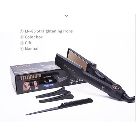 2017 New Professional Hair Straightener wide plates Flat Iron Straightening Irons LCD display planch