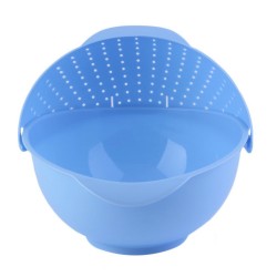 3 in 1 Clamshell Rice Fruit Vegetable Wash Strainer Sieve Kitchen Tool Rice Wash tools drainer devic