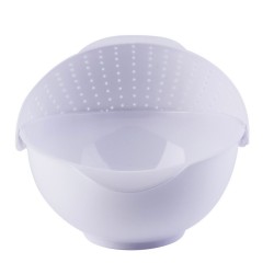 3 in 1 Clamshell Rice Fruit Vegetable Wash Strainer Sieve Kitchen Tool Rice Wash tools drainer devic