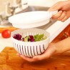 60 Seconds Salad Cutter Bowl Wave Shape Easy Salad Maker Kitchen Tools Fruit Vegetable Chopper Cutte