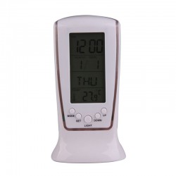 Modern Digital Alarm Clock Unique phone Calendar Thermometer Backlight LED Screen Digital Alarm Cloc