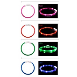 Rechargeable USB LED dog collars